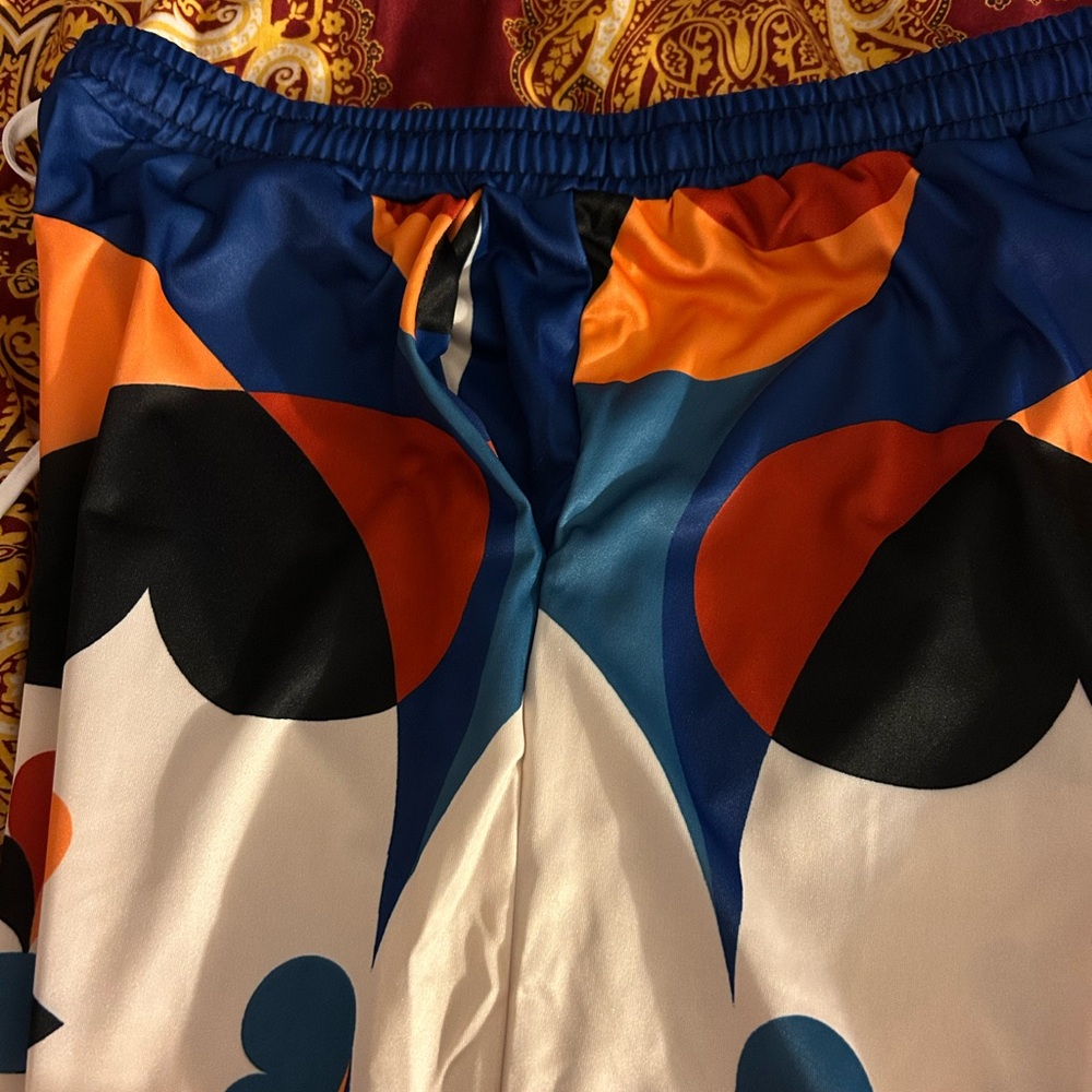 All Over Print Drawstring Pants - Picture 5 of 6